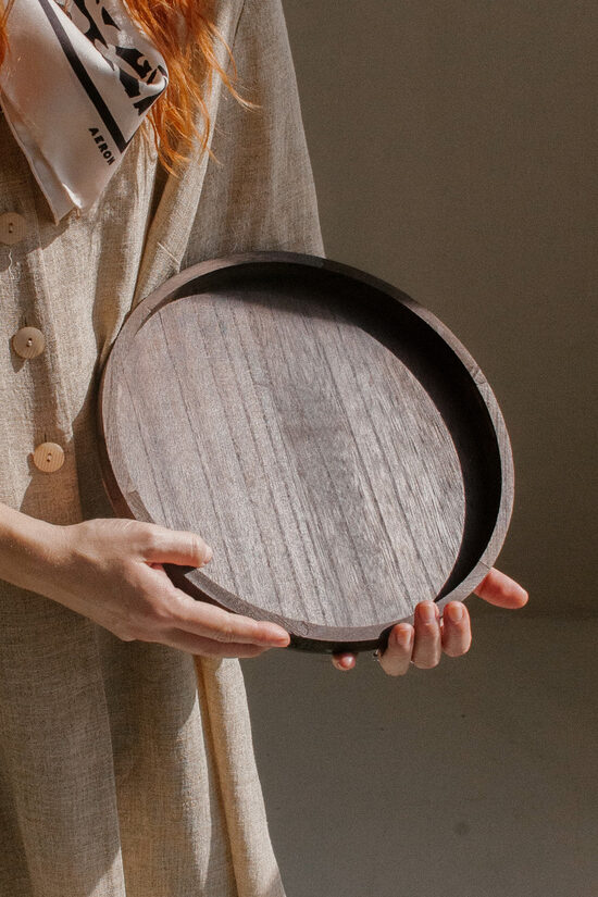 Noir Tray - Pácolt Fa Tálca